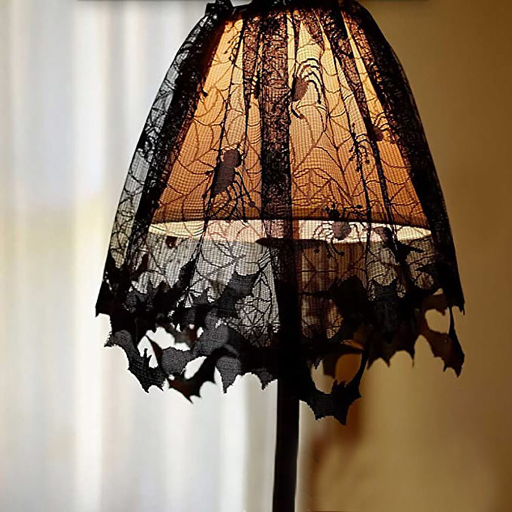 Halloween Decorations Kit Spiderweb Lace Covers Set Halloween Party Decors