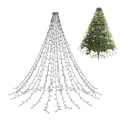 2M 200 LED Outdoor Cluster Christmas Tree Lights