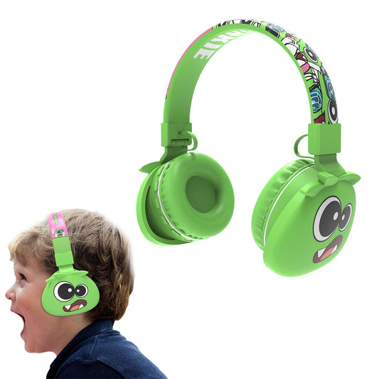 Stereo Bluetooth Wireless Foldable Kids Cartoon Headset