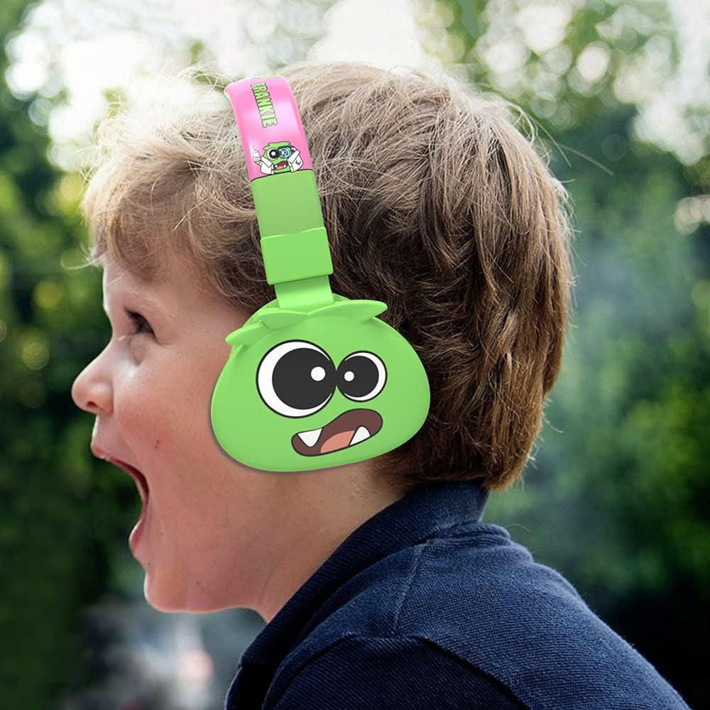 Stereo Bluetooth Wireless Foldable Kids Cartoon Headset