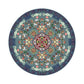 Round Floor Mat Home Room Anti Slip Carpet Rug Home Decoration-Navy