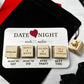 5Pcs Date Night Dice After Dark Edition Wooden Dice Game for Couples