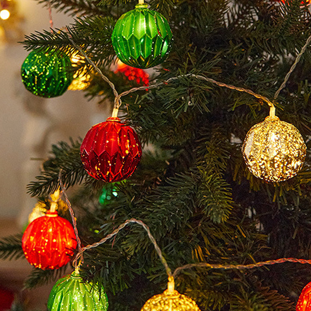 Christmas Ball Fairy String Lights for Christmas Tree Decorations