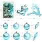 30Pcs Christmas Tree Hanging Balls Ornaments Set for Christmas Wreath Tree Decor