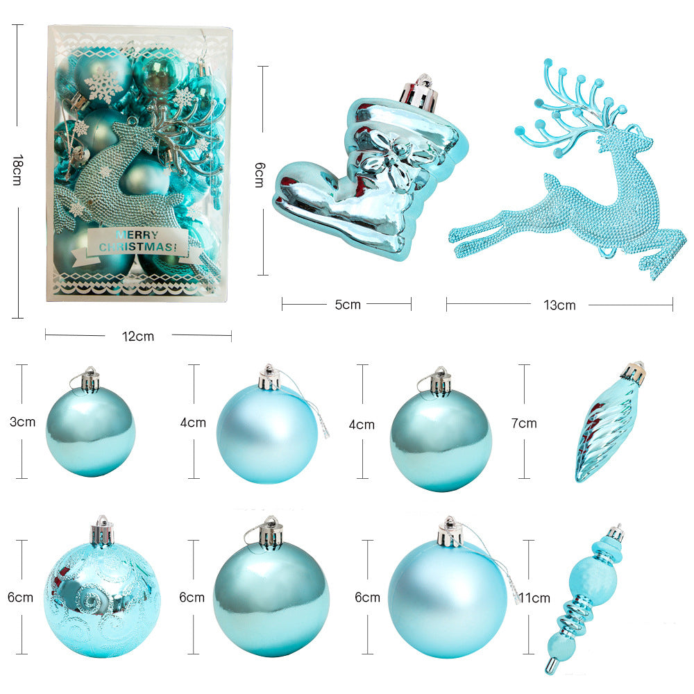 30Pcs Christmas Tree Hanging Balls Ornaments Set for Christmas Wreath Tree Decor