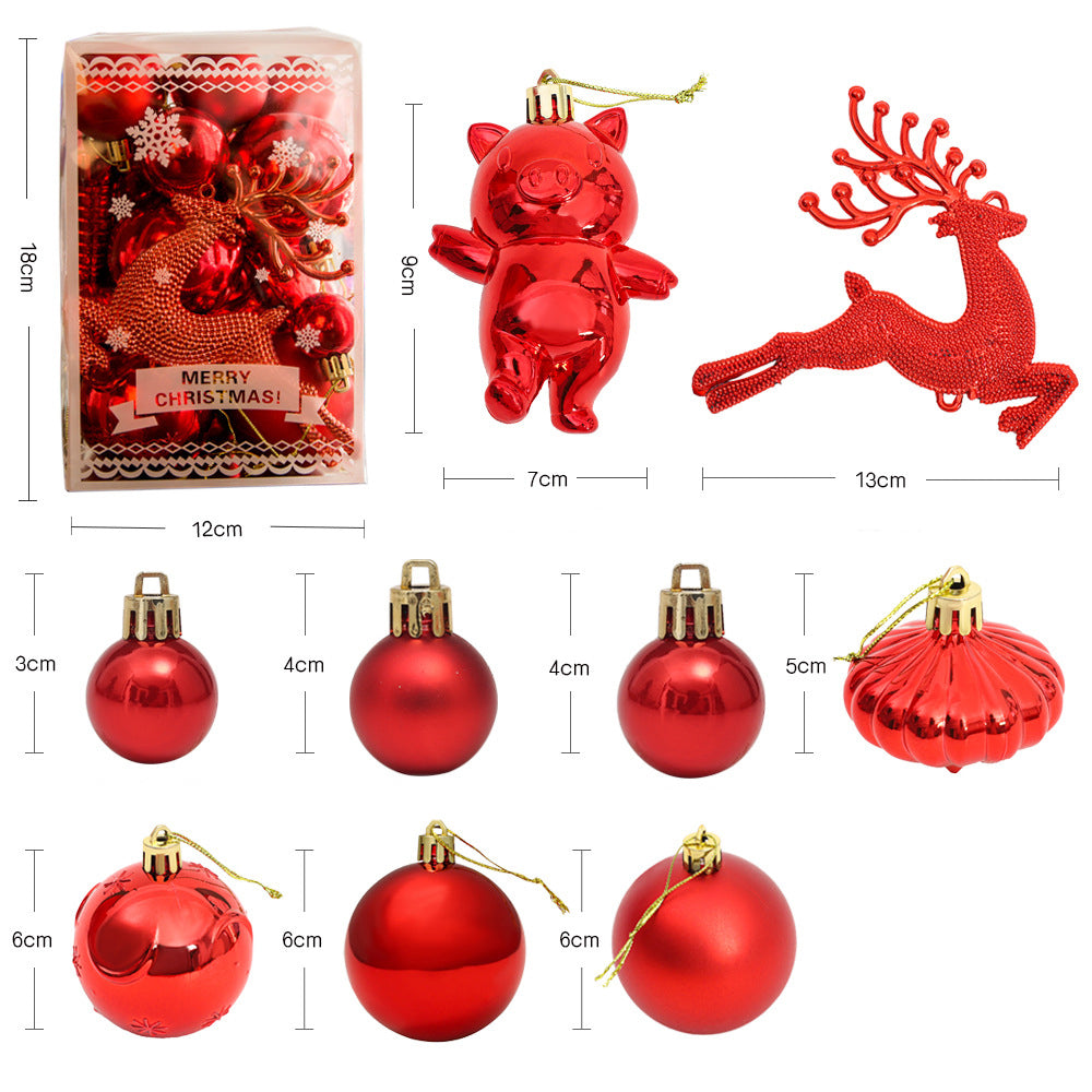 30Pcs Christmas Tree Hanging Balls Ornaments Set for Christmas Wreath Tree Decor