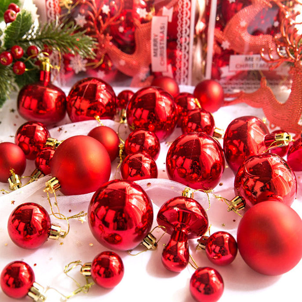 30Pcs Christmas Tree Hanging Balls Ornaments Set for Christmas Wreath Tree Decor