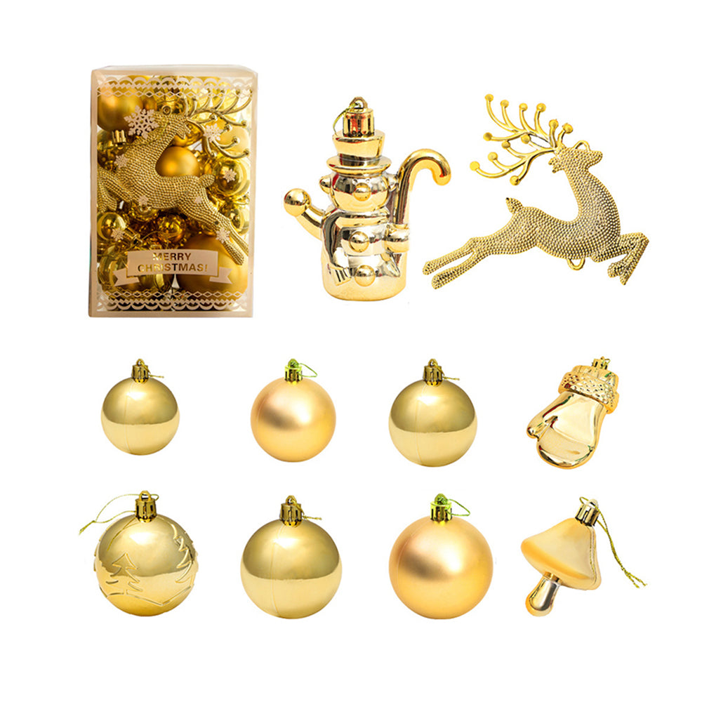 30Pcs Christmas Tree Hanging Balls Ornaments Set for Christmas Wreath Tree Decor