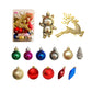 30Pcs Christmas Tree Hanging Balls Ornaments Set for Christmas Wreath Tree Decor