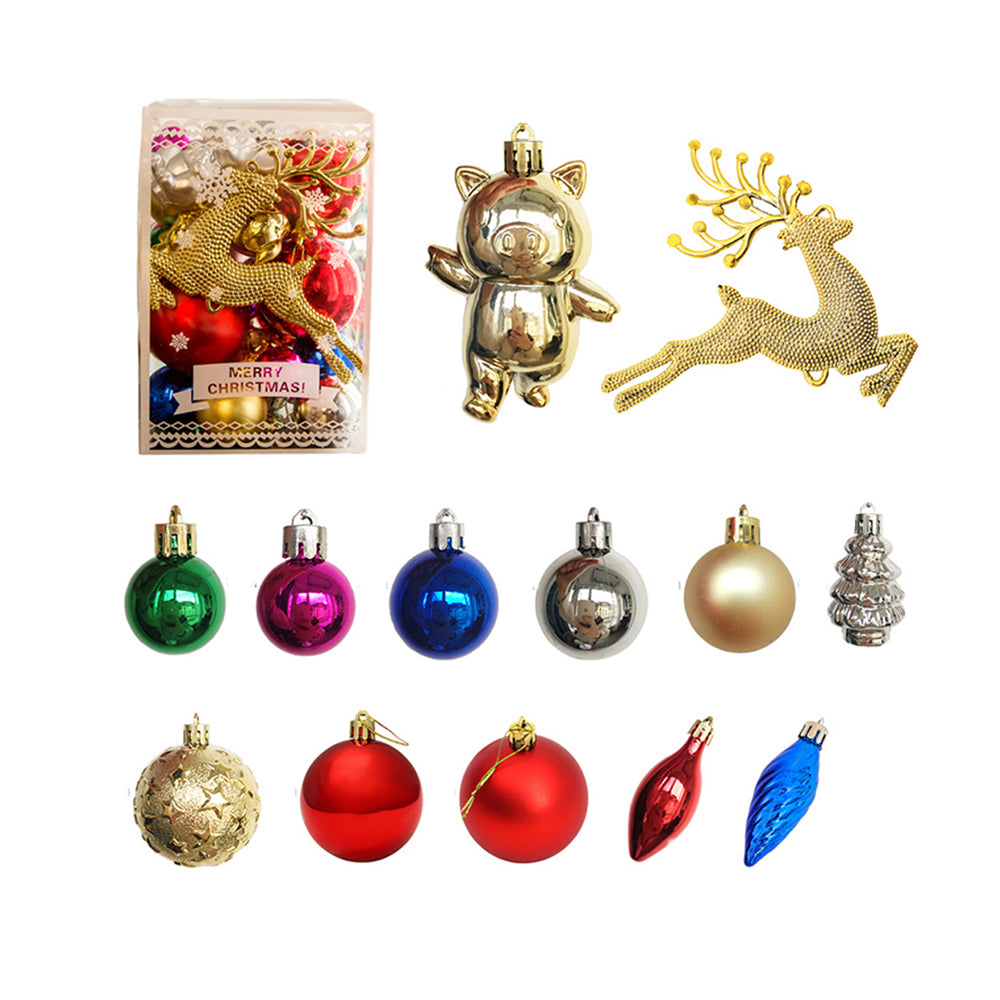 30Pcs Christmas Tree Hanging Balls Ornaments Set for Christmas Wreath Tree Decor
