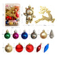 30Pcs Christmas Tree Hanging Balls Ornaments Set for Christmas Wreath Tree Decor