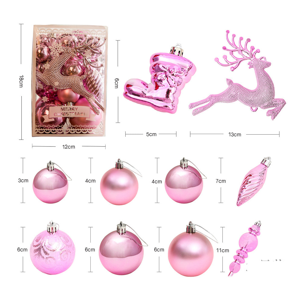 30Pcs Christmas Tree Hanging Balls Ornaments Set for Christmas Wreath Tree Decor