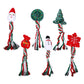 Christmas Pet Dog Chew Toys Braided Rope Pet Toys