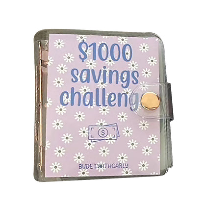 Mini Binder Savings Challenge Budget Binder Envelopes Wallet Planners Book