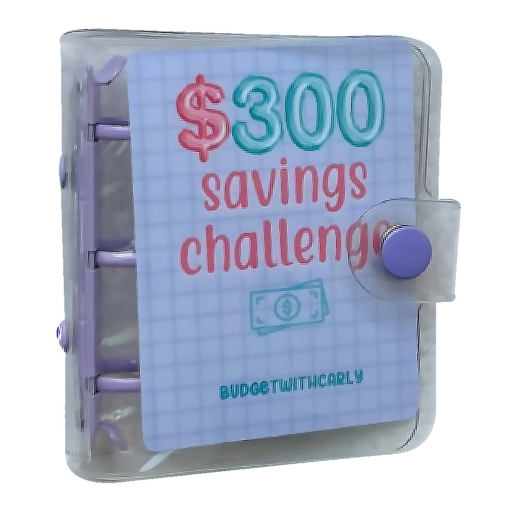 Mini Binder Savings Challenge Budget Binder Envelopes Wallet Planners Book