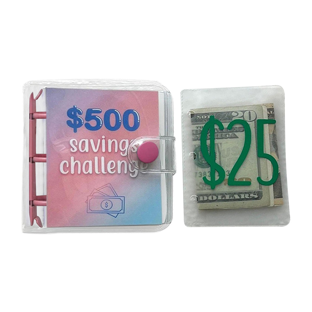 Mini Binder Savings Challenge Budget Binder Envelopes Wallet Planners Book