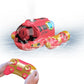 RC Boat Racing Boat 2.4GHz Remote Control Boat for Pools and Lakes with Light Spray for Kids