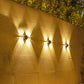 2pcs Up and Down Lamp Solar Wall Lights