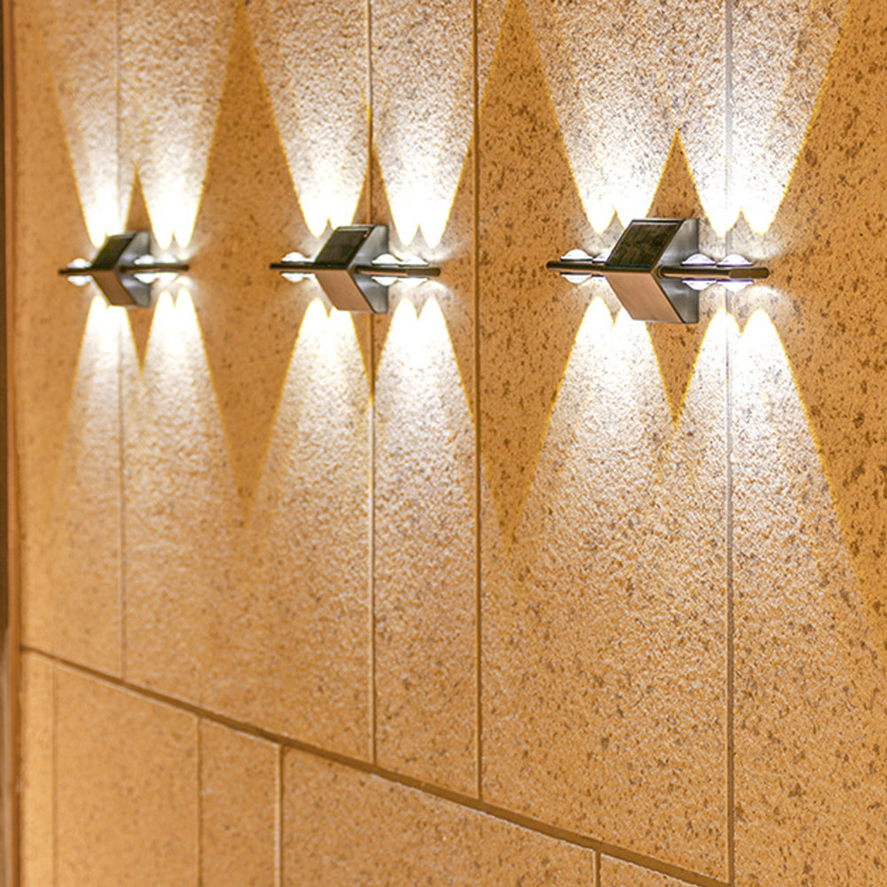 2pcs Up and Down Lamp Solar Wall Lights