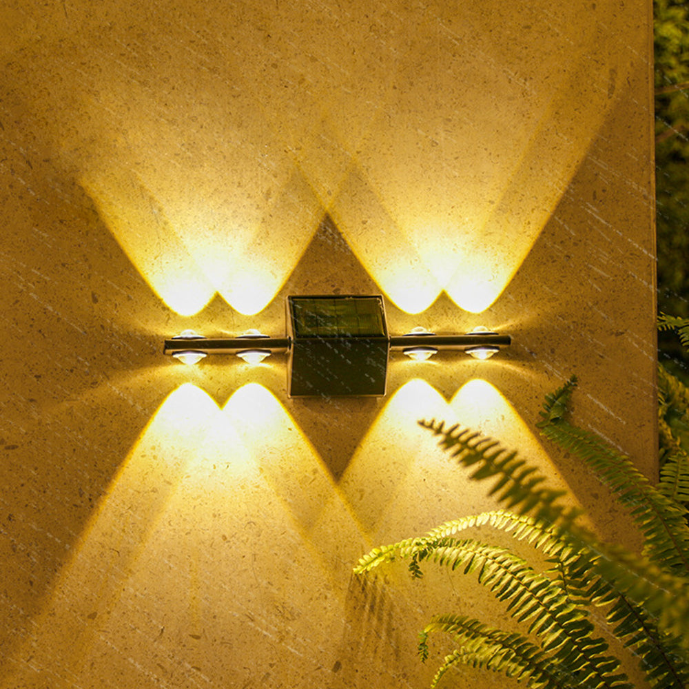 2pcs Up and Down Lamp Solar Wall Lights