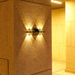2pcs Up and Down Lamp Solar Wall Lights
