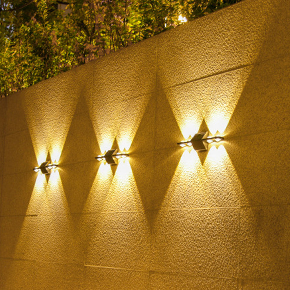 2pcs Up and Down Lamp Solar Wall Lights
