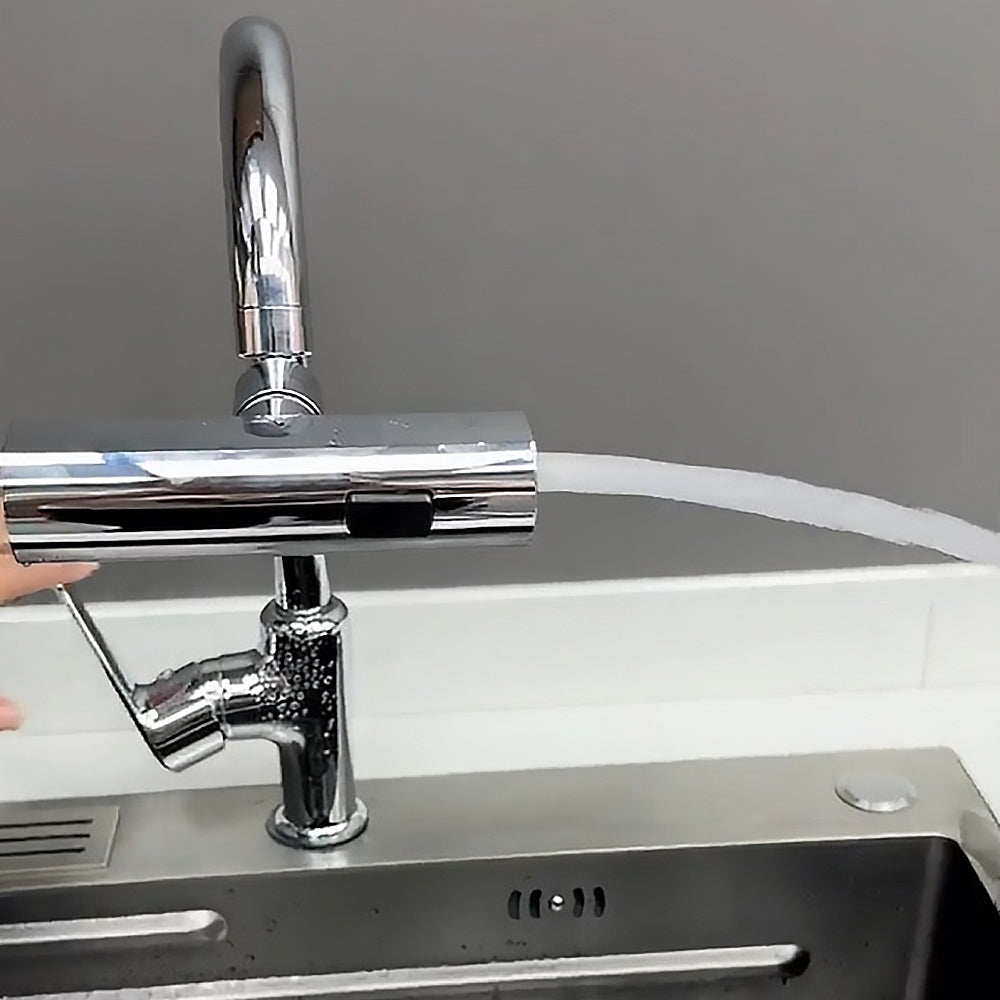 Waterfall Kitchen Faucet Splashproof Extension Faucet Water Flowing Sink Tap