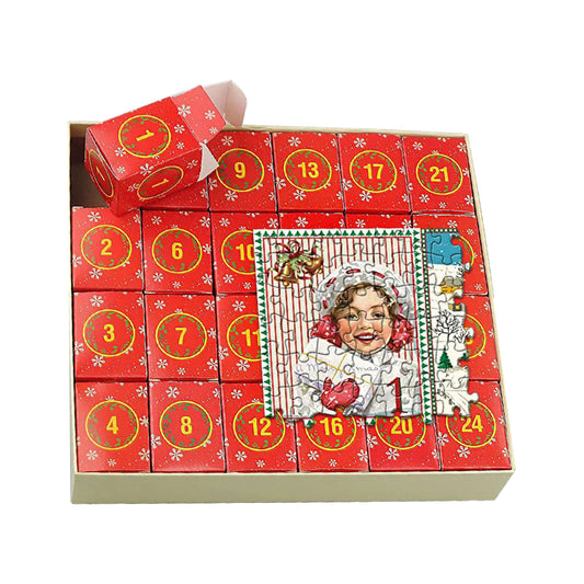 1000Pcs Christmas Advent Calendar Jigsaw Puzzles Gift