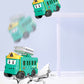 4Pcs Flip Transformable 2-in-1 Engineering Vehicle Sliding Toy Cars For Kids