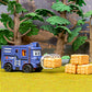 4Pcs Flip Transformable 2-in-1 Engineering Vehicle Sliding Toy Cars For Kids