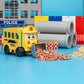 4Pcs Flip Transformable 2-in-1 Engineering Vehicle Sliding Toy Cars For Kids