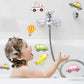Set of DIY Cartoon Cars Wall Stickers Kids Bath Toys