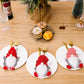 3Pcs Christmas Gnome Tableware Holder Silverware Holders Pockets Set Spoon Fork Bags