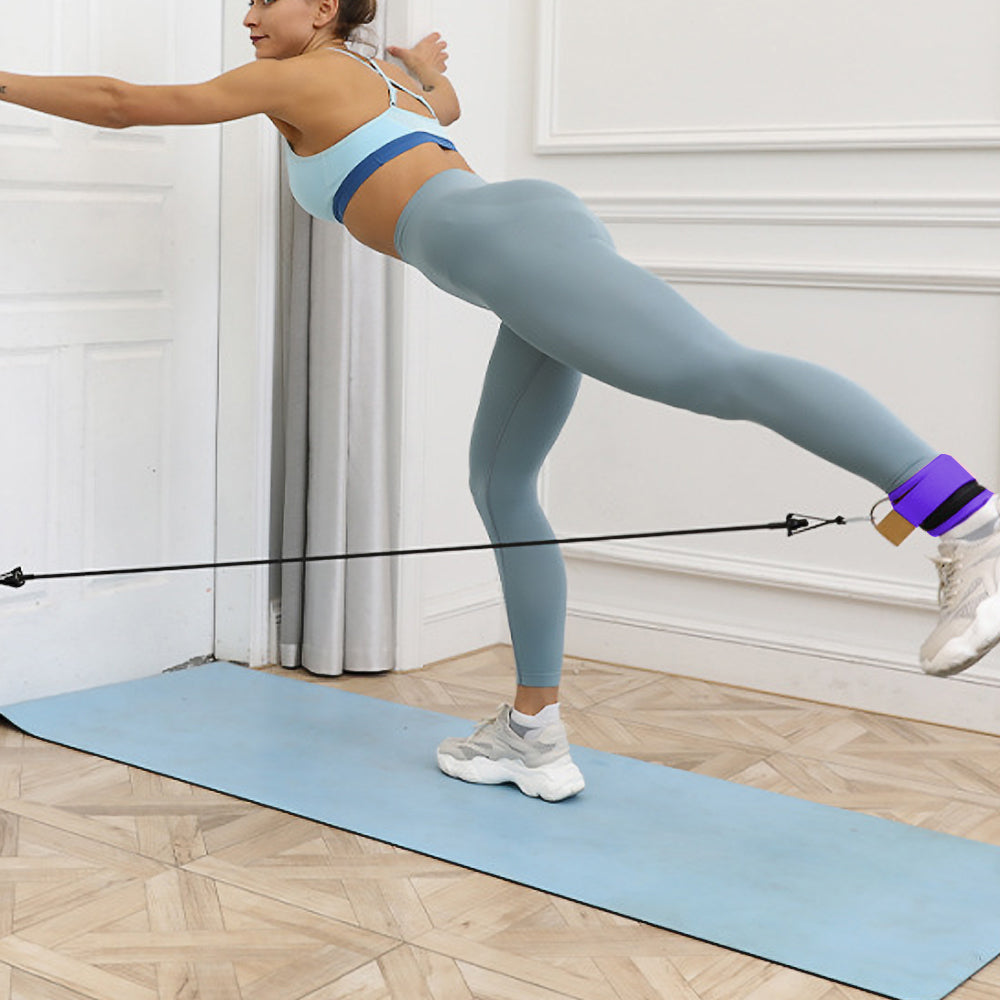 3Pcs Ankle Resistance Band Set Leg Training Resistance Band Fitness Training Equipment