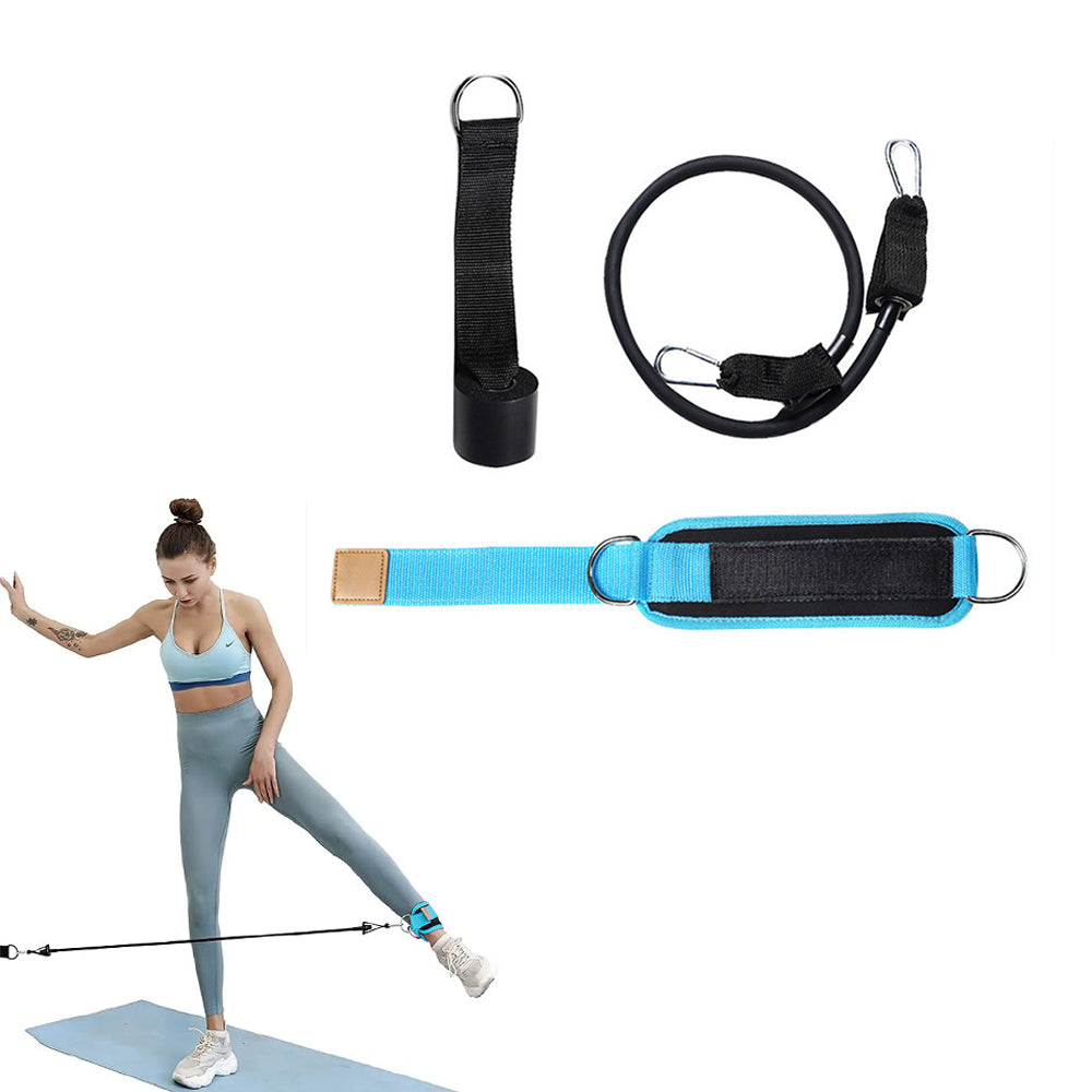 3Pcs Ankle Resistance Band Set Leg Training Resistance Band Fitness Training Equipment