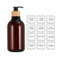 Plastic Empty-Refillable Pump Bottles Lotion Shampoo-Container