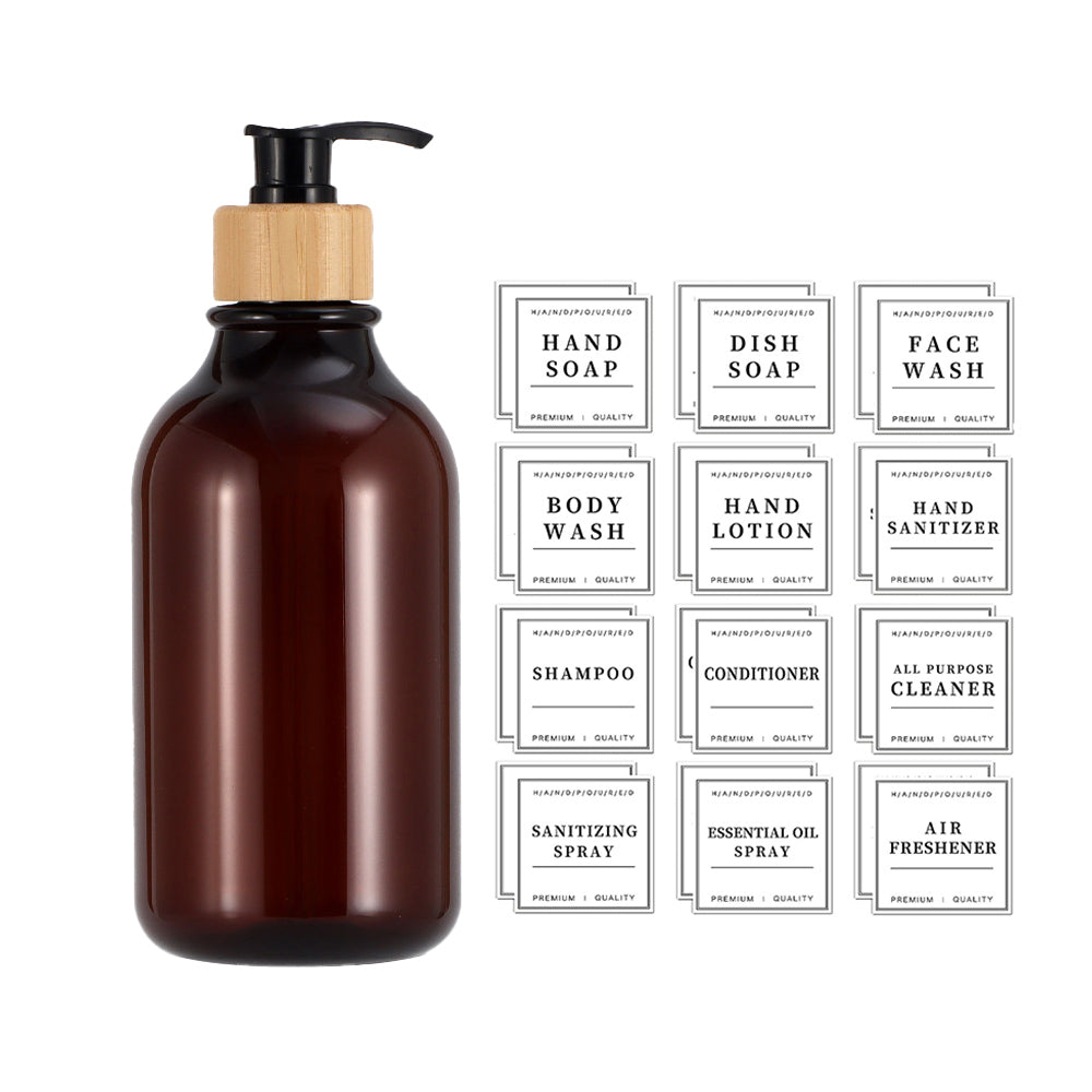 Plastic Empty-Refillable Pump Bottles Lotion Shampoo-Container