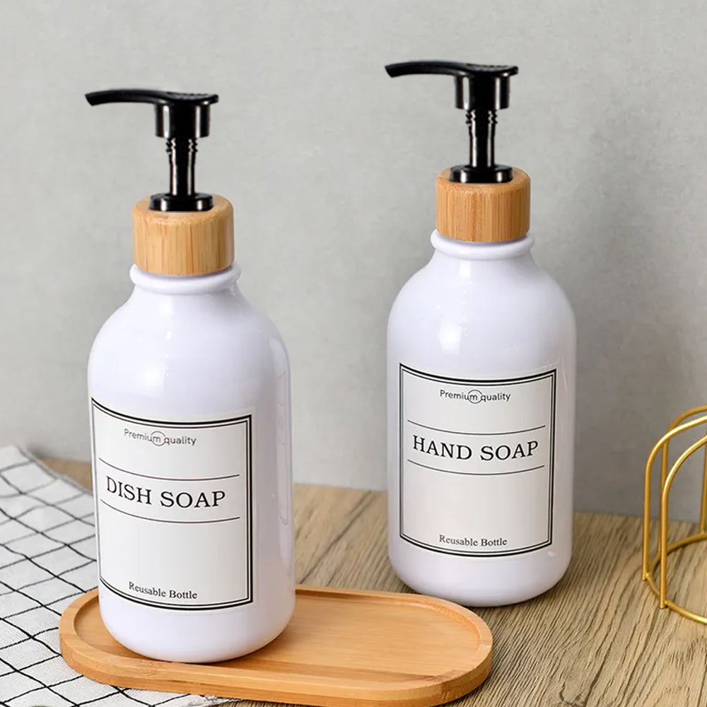 Plastic Empty-Refillable Pump Bottles Lotion Shampoo-Container
