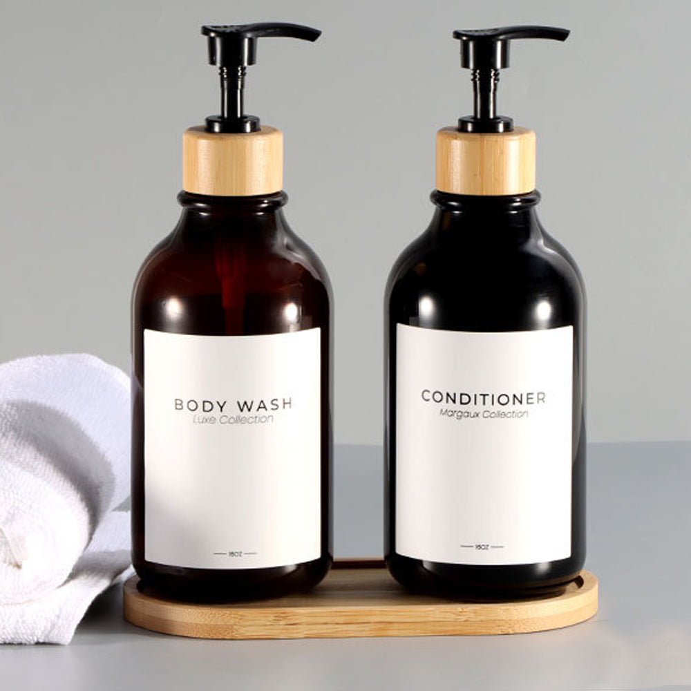 Plastic Empty-Refillable Pump Bottles Lotion Shampoo-Container