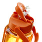 3-Piece Transparent Motivational Water Bottles Set with Time Markings