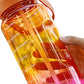 3-Piece Transparent Motivational Water Bottles Set with Time Markings