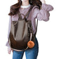 Women PU Leather Anti-theft Travel Backpack