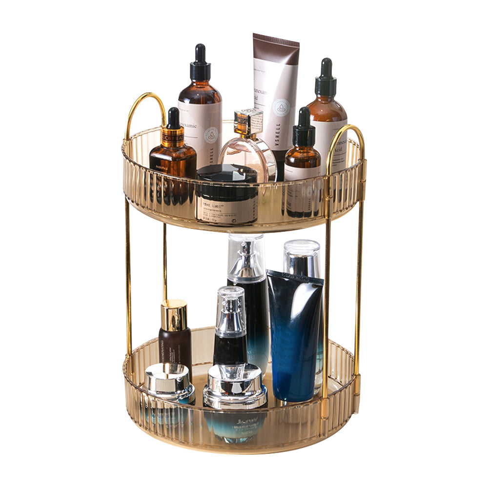360 Degrees Rotating Makeup Organizer Cosmetics Storage Spinning Holder Rack