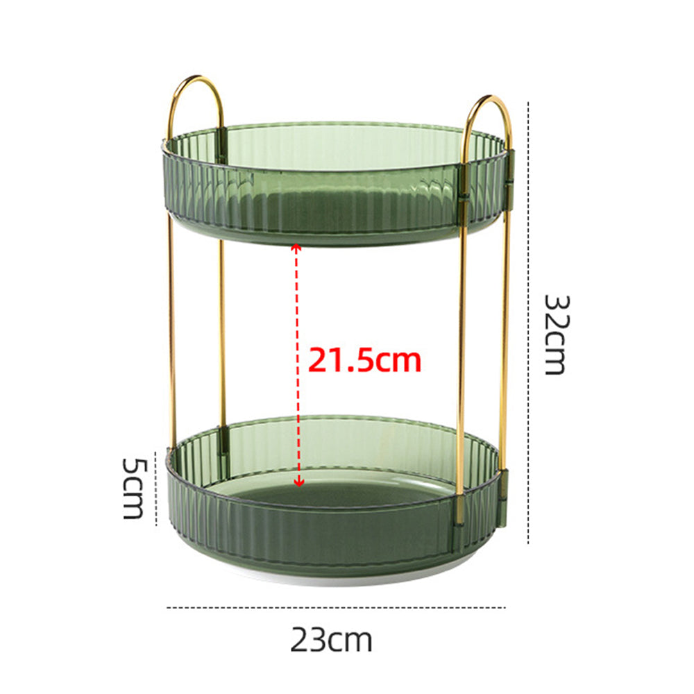 360 Degrees Rotating Makeup Organizer Cosmetics Storage Spinning Holder Rack