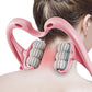 6-Roller Hand Neck Shoulder Massager Handheld Massager
