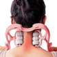 6-Roller Hand Neck Shoulder Massager Handheld Massager