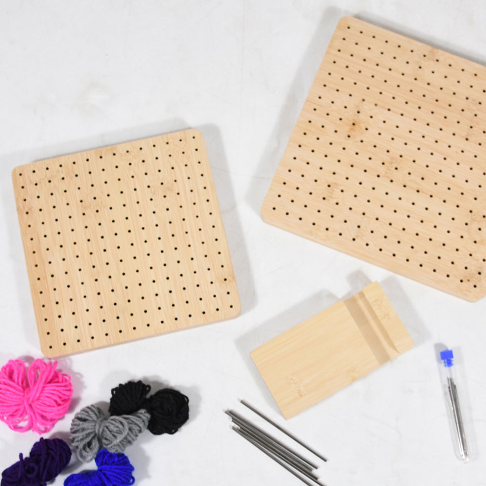 Crochet Blocking Board with 8 Rod Pins for Knitting and Crocheting