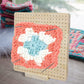 Crochet Blocking Board with 8 Rod Pins for Knitting and Crocheting