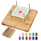 Crochet Blocking Board with 8 Rod Pins for Knitting and Crocheting