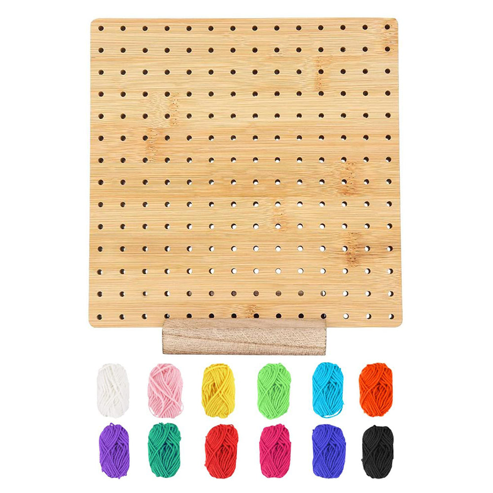 Crochet Blocking Board with 8 Rod Pins for Knitting and Crocheting